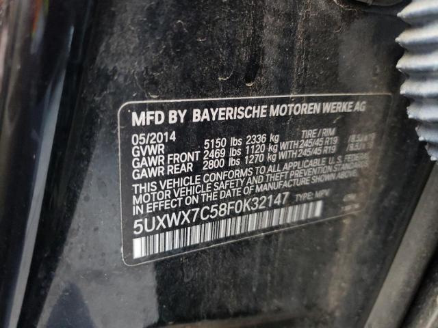 5UXWX7C58F0K32147 BMW X3 Xdrive35i