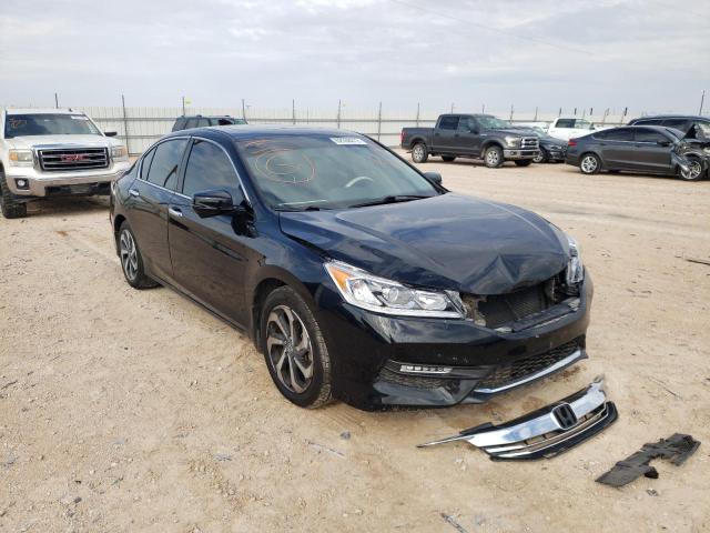 Salvage cars for sale at Andrews, TX auction: 2016 Honda Accord EXL