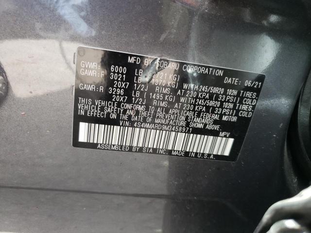 4S4WMARD9M3458971 Subaru Ascent Touring