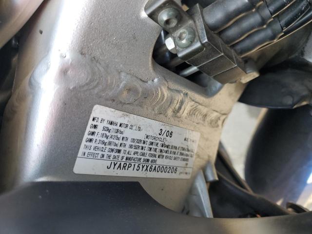 2006 YAMAHA FJR1300 JYARP15YX6A000206