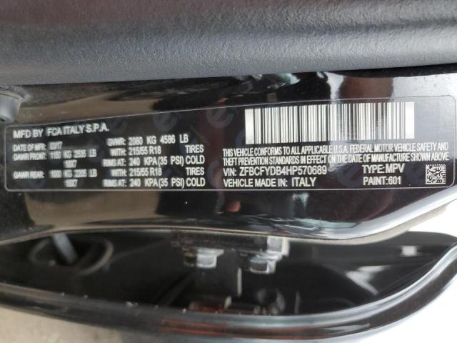 ZFBCFYDB4HP570689 Fiat 500