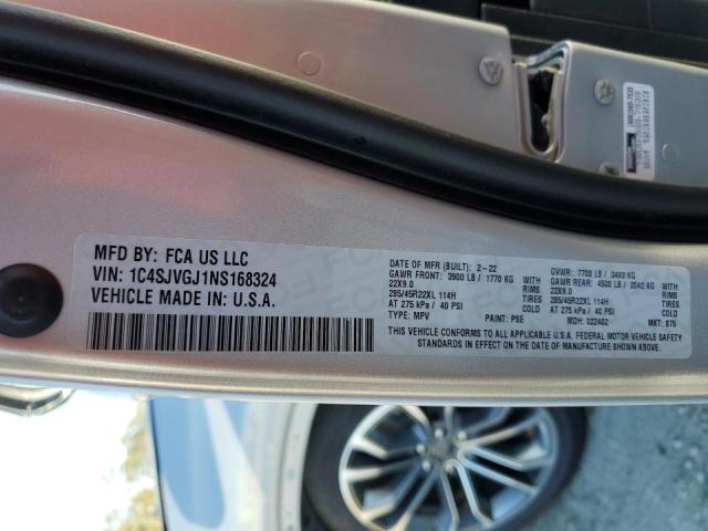 2022 JEEP GRAND WAGO 1C4SJVGJ1NS168324