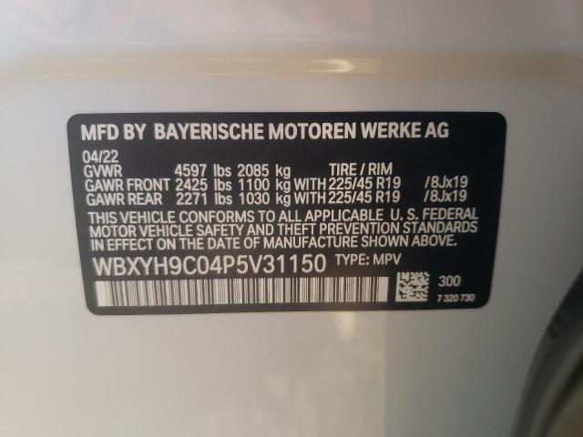 2023 BMW X2 SDRIVE2 WBXYH9C04P5V31150