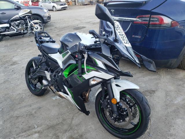 Salvage cars for sale from Copart Hayward, CA: 2022 Kawasaki EX650 N