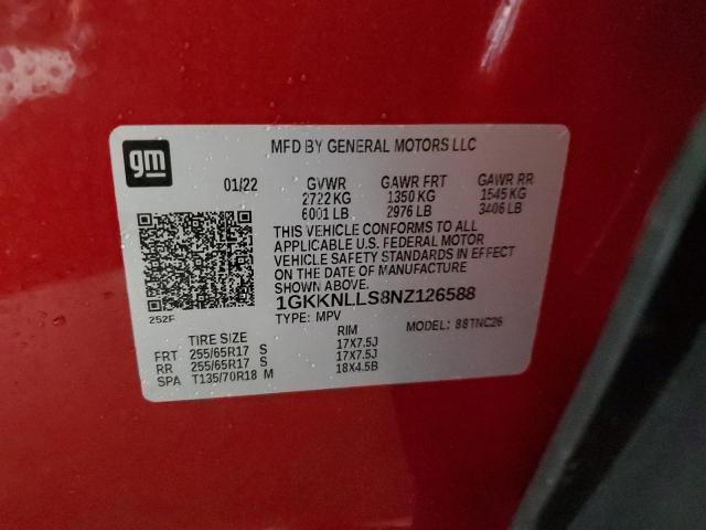 2022 GMC ACADIA AT4 1GKKNLLS8NZ126588