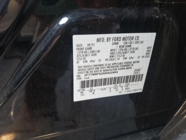 2022 FORD MAVERICK X 3FTTW8F92NRA02484