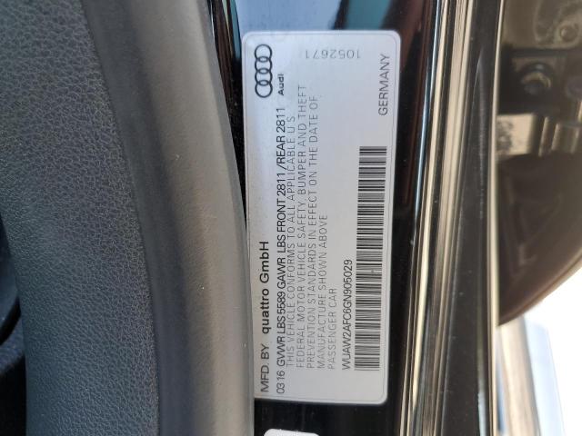 2016 AUDI RS7 WUAW2AFC6GN905029