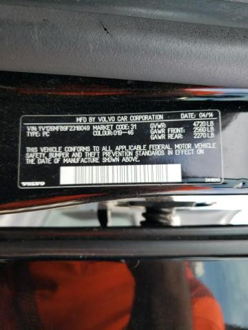 YV126MFB9F2318049 Volvo S60 Premier