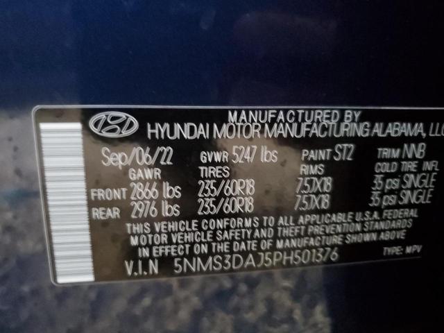 2023 HYUNDAI SANTA FE P 5NMS3DAJ5PH501376