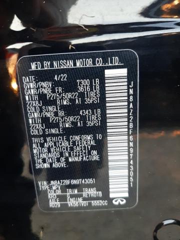 2022 INFINITI QX80 SENSO JN8AZ2BF6N9743051