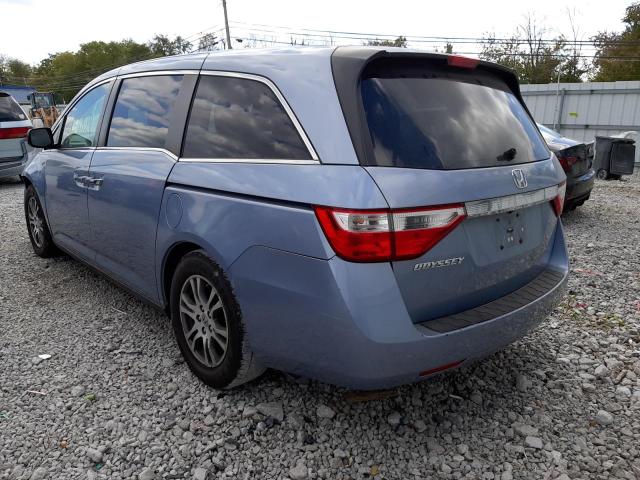 VIN 5FNRL5H67DB012111 2013 HONDA ODYSSEY no.3