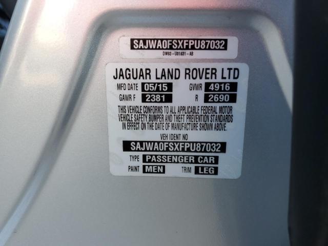 2015 JAGUAR XF 2.0T PR SAJWA0FSXFPU87032