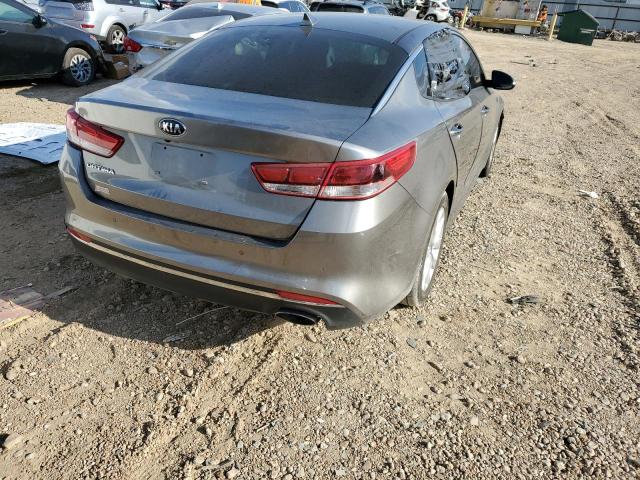 VIN: 5XXGT4L35JG272613 Auction: COPART Lot: 62647702 Location: MO - ST. LOUIS 5XXGT4L35JG272613 KIA OPTIMA 2018 GRAY Photo 4