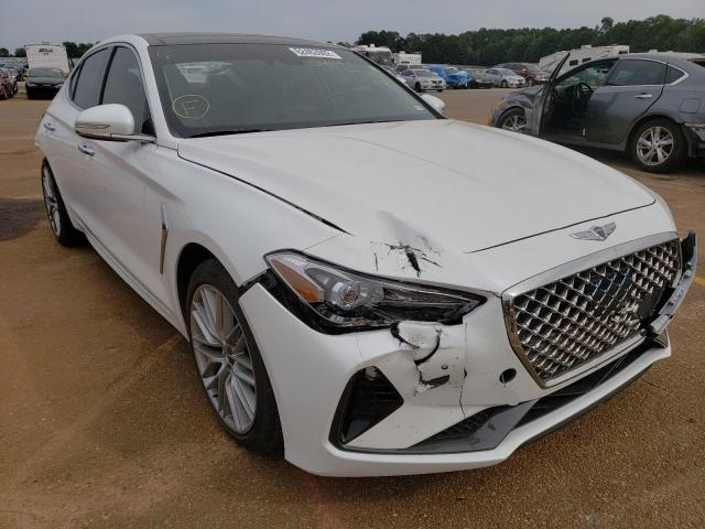Salvage cars for sale from Copart Longview, TX: 2021 Genesis G70 Elite