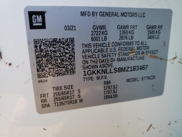 2021 GMC ACADIA AT4 - 1GKKNLLS8MZ183467