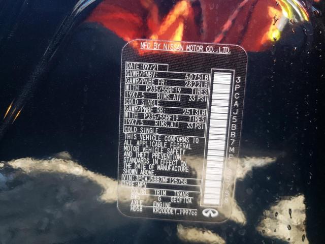 2021 INFINITI QX50 LUXE 3PCAJ5BB7MF125758