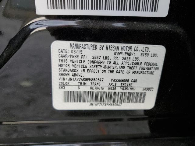 2015 INFINITI Q50 HYBRID JN1AV7AR9FM850547