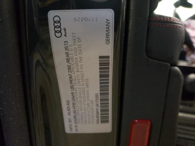 2018 AUDI A4 PREMIUM - WAUENAF41JA173283