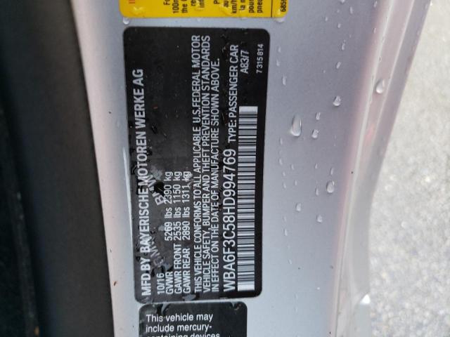 2017 BMW 640 XI WBA6F3C58HD994769