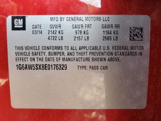 1G6AW5SX8E0176329 Cadillac CTS