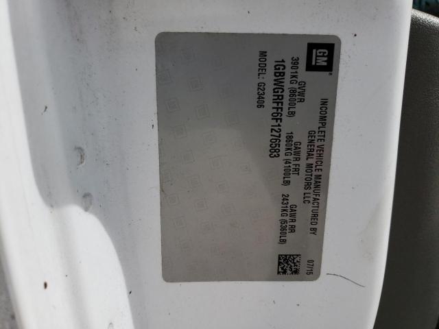 2015 CHEVROLET EXPRESS G2 - 1GBWGRFF6F1276583