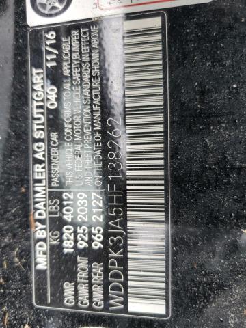 2017 MERCEDES-BENZ SLC 300 WDDPK3JA5HF138262