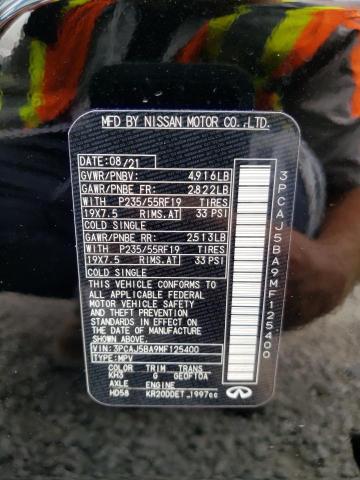 2021 INFINITI QX50 LUXE 3PCAJ5BA9MF125400