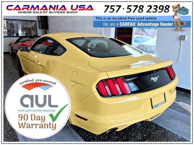 VIN: 1FA6P8TH2F5334893 Auction: COPART Lot: 62979522 Location: VA - HAMPTON 1FA6P8TH2F5334893 FORD MUSTANG 2015 YELLOW Photo 6