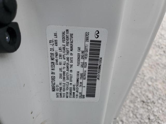 2021 INFINITI Q60 LUXE JN1EV7KK8MM410934