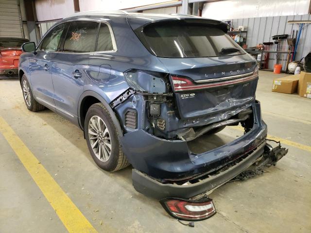 2019 LINCOLN NAUTILUS S 2LMPJ6K95KBL48095