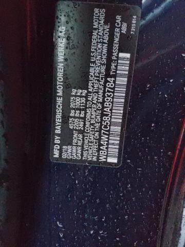 2018 BMW 440I WBA4W7C58JAB93784