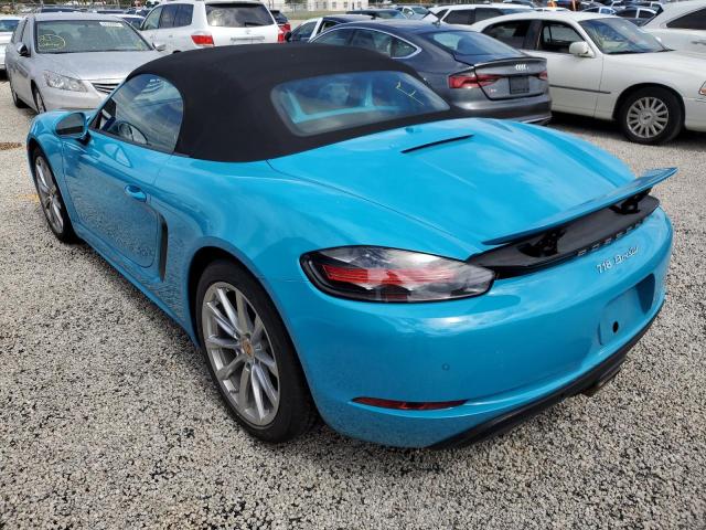 2018 PORSCHE BOXSTER WP0CA2A86JS210635