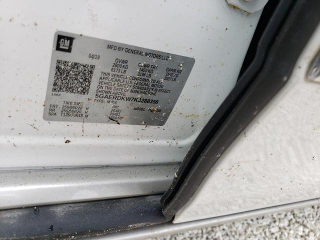 2019 BUICK ENCLAVE AV 5GAERDKW7KJ288358