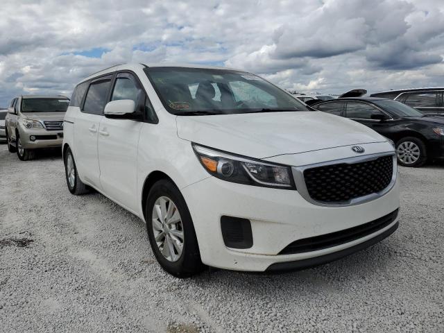 Kia Sedona Minivan 2016 белая