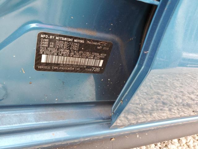 2019 MITSUBISHI MIRAGE LE ML32A5HJ5KH015276