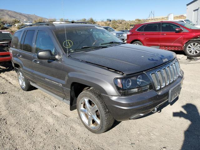Salvage cars for sale at Reno, NV auction: 2002 Jeep Grand Cherokee Overland