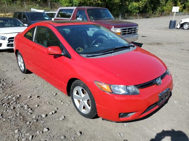 2008 Honda Civic Exl Red vin: 2HGFG12928H573093