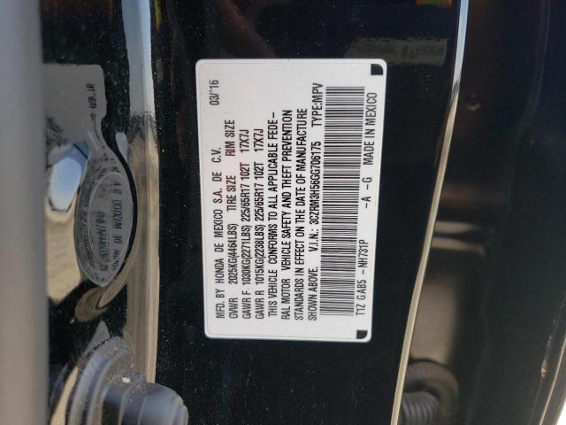 2016 HONDA CRV 3CZRM3H56GG706175