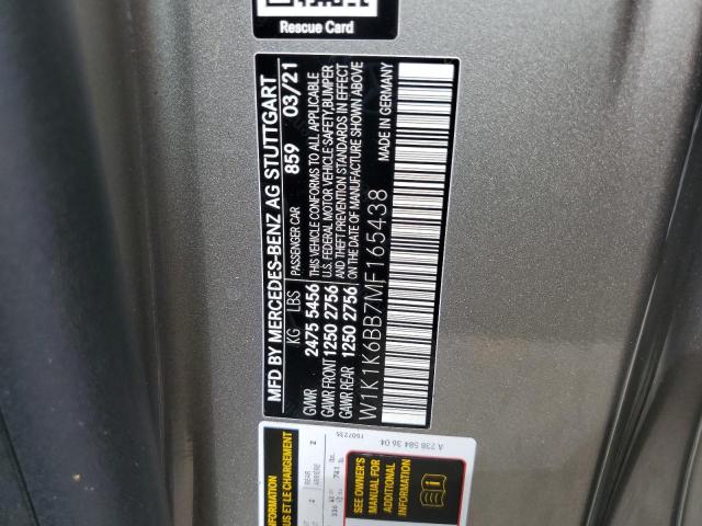 2021 MERCEDES-BENZ E AMG 53 W1K1K6BB7MF165438