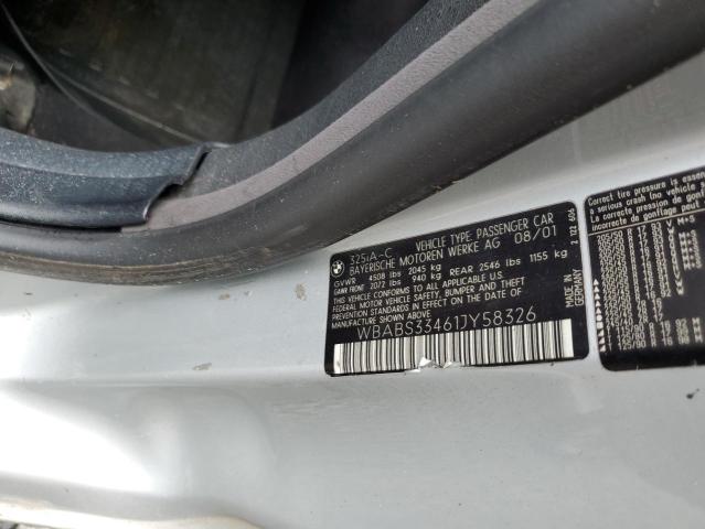 WBABS33461JY58326 BMW 325 CI