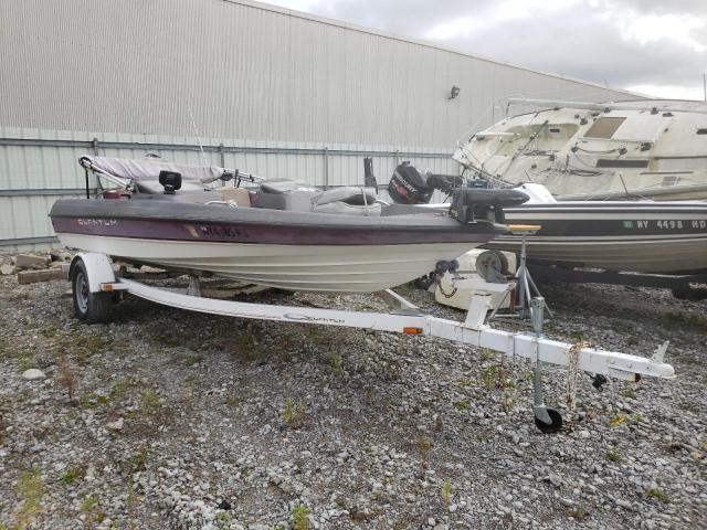 Salvage Boats with No Bids Yet For Sale at auction: 1996 Quan Boat With Trailer