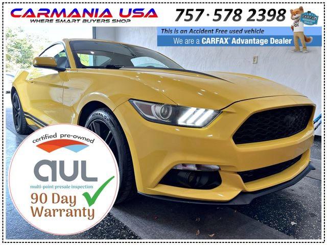 VIN: 1FA6P8TH2F5334893 Auction: COPART Lot: 62979522 Location: VA - HAMPTON 1FA6P8TH2F5334893 FORD MUSTANG 2015 YELLOW Photo 1