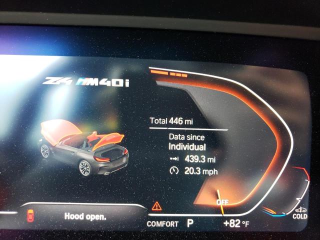 2022 BMW Z4 M40I WBAHF9C08NWX83152