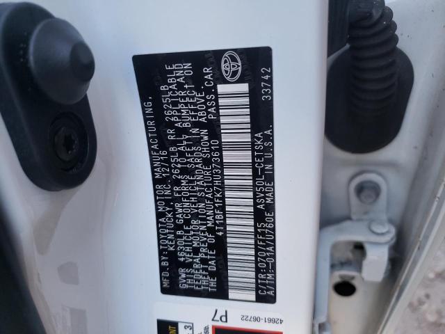 2017 TOYOTA UK 4T1BF1FK7HU373610