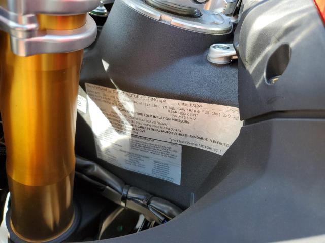2022 DUCATI PANIGALE V ZDMHAATW3NB007241