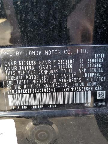2018 ACURA RLX SPORT JH4KC2F90JC000502