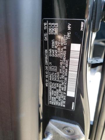 2017 VOLVO XC60 T6 DY YV449MRR7H2095752