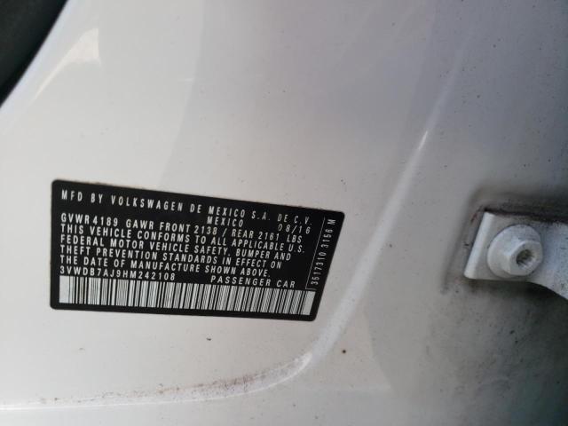 2017 VOLKSWAGEN JETTA SE - 3VWDB7AJ9HM242108