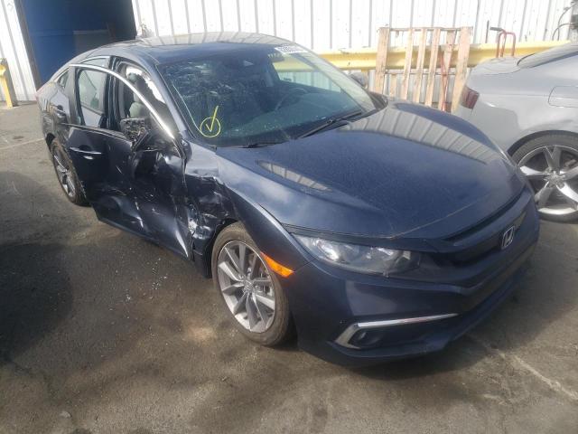 Salvage cars for sale from Copart Vallejo, CA: 2021 Honda Civic EX