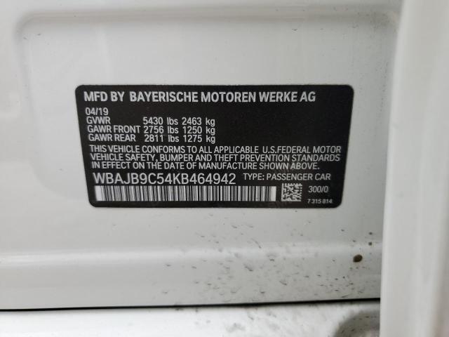 2019 BMW M550XI WBAJB9C54KB464942